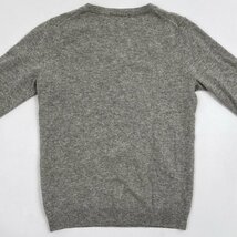 カシミヤ100%◆UNIQLO ユニクロ Vネック カシミアウール ニット セーター サイズM/グレー系/レディース/m-30_画像6