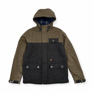 レア!!コラボ!!◆O‘NEILL オニール × PENDLETON ペンドルトン /15AW/ハイパードライ マウンテンパーカー/ダークブラウン×グレー/Mサイズ