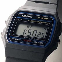 郵送 新品 CASIO F-91W クォーツクロノグラフ_画像3