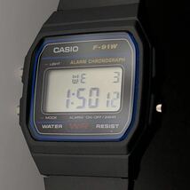 郵送 新品 CASIO F-91W クォーツクロノグラフ_画像2