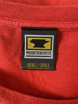 00s マウンテンスミス MOUNTAIN SMITH プリントTシャツ S USA製 Beneficial 検 パタゴニア_画像3