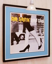 ソニー・クラーク/クール・ストラッティン/ジャズLP ポスター額付/Sonny Clark/COOL STRUTTIN'/Framed Blue note/おしゃれなデザイン/飾る_画像6