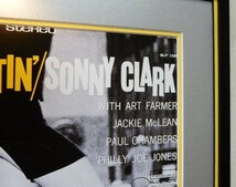 ソニー・クラーク/クール・ストラッティン/ジャズLP ポスター額付/Sonny Clark/COOL STRUTTIN'/Framed Blue note/おしゃれなデザイン/飾る_画像2