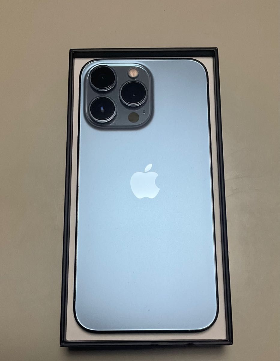 超美品 iPhone 13Pro 256GB SIMフリー シエラブルー|PayPayフリマ