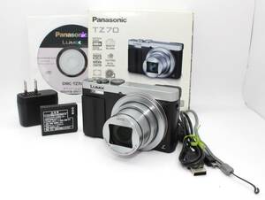 ★極上品★パナソニック Panasonic LUMIX DMC-TZ70 シルバー コンパクトデジタルカメラ L1498#1494