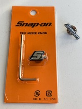 スナップオン　トリップメーターノブ　ピンバッチセット Snap-on　TRIP METER KNOB　未使用正規品レア物_画像1