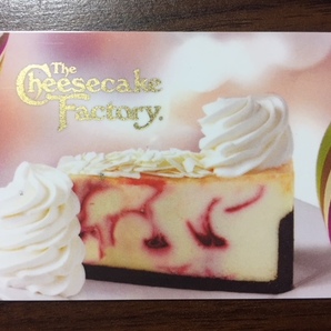 アメリカUSA★チーズケーキ ファクトリー★ギフト カード④