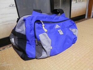  эпоха Heisei retro adidas Adidas сумка "Boston bag" спорт сумка синий *101723