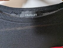 【送料込み】格安　MUGLER ミュグレー　ニット　ブラック　ユニセックス　フランス製　三越伊勢丹　Mサイズ_画像4