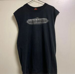 Harley-Davidson ノースリーブ　Tシャツリメイク　Mサイズ