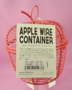 [ new goods unused goods ] Apple wire container Mini 