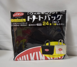 【未開封品】アサヒ　ウィルキンソン トートバック(ブラック）