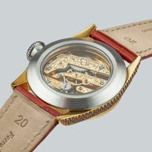アンティーク Marriage watch Patek Philippe 懐中時計をアレンジした35mmのメンズ腕時計 半年保証 手巻き スケルトン_画像3