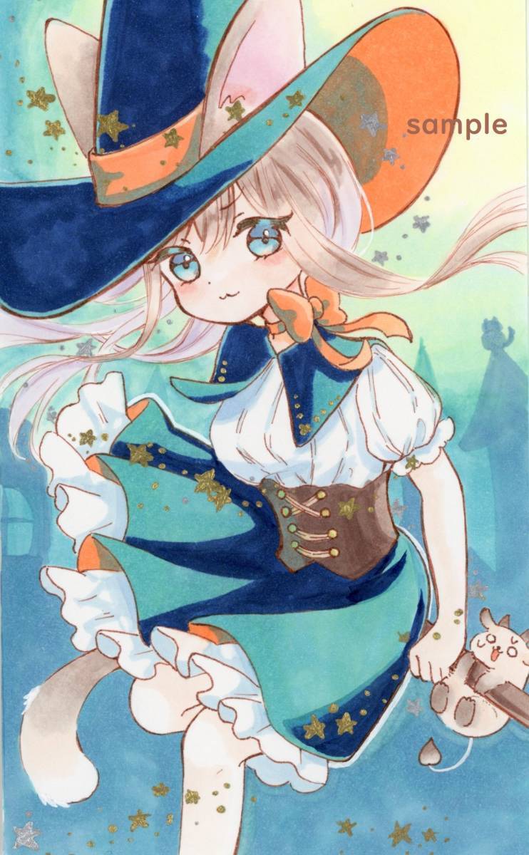 Yahoo!オークション -「魔女 イラスト」(手描きイラスト) の落札相場