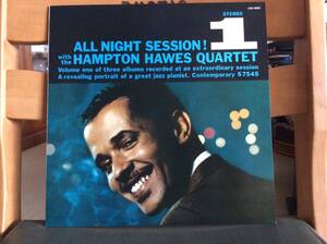 019 Hampton Hawes Quartet / All Night Session, Vol.1 CONTEMPORARY RECORDS LAX 3028