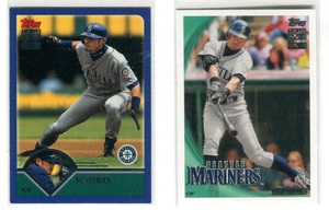 【MLB】19 Topps Archives『イチロー(ICHIRO)』2001-2018 リプリント 2枚セット