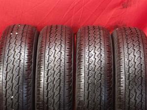 タイヤ4本 《 ブリヂストン 》 K370 [ 145/80R12 80/78N ] 9.5分山★ 商用車 エブリィ キャリィ サンバー アトレー N-VAN n12