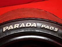 中古タイヤ 225/50R18 107/105H 2本セット ヨコハマ PARADA PA03 YOKOHAMA PARADA PA03 9.0分山_画像10