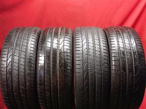 タイヤ4本 《 ピレリ 》 PZERO SUV [ 255/55R19 111W ]9.5/9分山★ ディスカバリー レンジローバーヴォーグ アウディQ7 n19