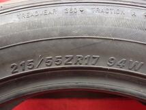 タイヤ単品1本 《 ファルケン 》 ジークス ZE・912 [ 215/55R17 94W ] 7.5分山★ エスティマ カムリ クラウン ティアナ オデッセイ n17_画像10