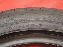 単品 タイヤ1本 《 ヨコハマ 》 アドバン デシベル V551A [ 225/45R17 91W ] 9.5分山★ アウディA3 A4 ゴルフ プジョー ベンツCクラス n17_画像10