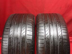 タイヤ2本 《 コンチネンタル 》 コンチ スポーツコンタクト5 [ 275/40R19 101Y ]6.5分山★ ベンツCLクラス Sクラス BMW5シリーズ n19