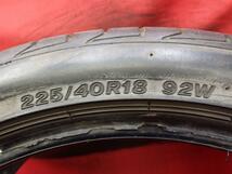 中古タイヤ 225/40R18 92W 単品1本 ブリヂストン ポテンザ RE760 スポーツ BRIDGESTONE POTENZA RE760 SPORT 8.5分山_画像10