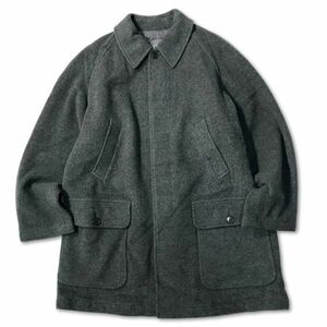 《良品◎》Men's Bigi メンズビギ★ウールステンカラーコート*ロングジャケット*グレー*サイズL(MW2302)◆S80