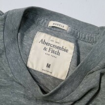 《オススメ◎》Abercrombie&Fitch アバクロンビー&フィッチ★ワンポイントデザイン*長袖カットソー*Tシャツ*グレー*サイズM(MA2623)◆YP_画像5