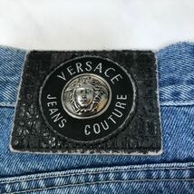 《良品◎》VERSACE JEANS COUTURE ヴェルサーチジーンズクチュール★デニムパンツ*ジーンズ*インディゴブルー*サイズ34-48(MA5168)◆S60_画像7