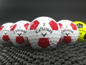 [J0F-07C] Callaway CHROME SOFT Truvis 2022年モデル カラー混合 25球 シェブ キャロウェイ クロムソフト ロストボール