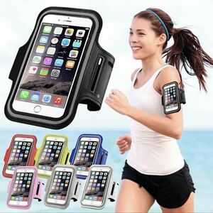 [ new goods unused ] smartphone arm band running Touch operation possibility waterproof pouch 