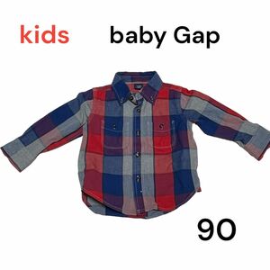 baby gap チェック シャツ ネルシャツ