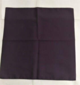 Y39-001　風呂敷 さざら織　無地「紫」48cm