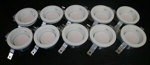 φ100LEDダウンライト・LEDフラットランプ付き■Panasonic■LGD9100・LLD4000MLCB1/21年製■10台■FQH-10