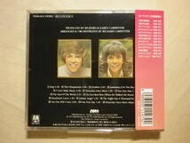 『Carpenters/Now ＆ Then(1973)』(1993年発売,POCM-1813,廃盤,国内盤帯付,歌詞対訳付,Sing,Yesterday Once More,This Masquerade)_画像2