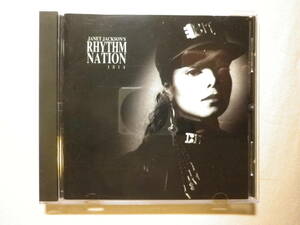 『Janet Jackson/Rhythm Nation 1814(1989)』(1989年発売,PCCY-10001,廃盤,国内盤,歌詞対訳付,Miss You Much,Black Cat,Escapade,Alright)