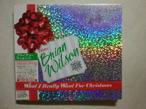 『Brian Wilson/What I Really Want For Christmas(2005)』(2005年発売,BVCZ-31021,国内盤帯付,歌詞対訳付,Digipak,Beach Boys)