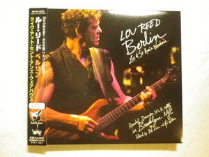 『Lou Reed/Berlin～Live At St. Ann’s Warehouse(2008)』(2008年発売,WPCR-10101,国内盤帯付,歌詞対訳付,レア盤,Digipak)