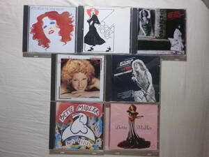 『Bette Midler アルバム7枚セット』(The Divine Miss M,Bette Midler,Songs For The New Depression,Broken Blossoms,The Rose,No Frills)
