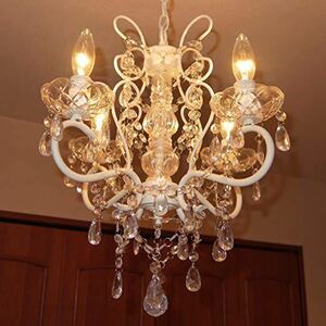  new goods * free shipping * chandelier ere gun tea nElegantine 4 light antique style chandelier cream white 