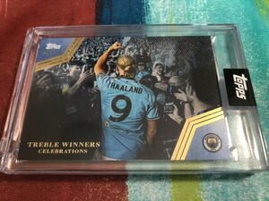 日本未発売 23/23 ハーランド TOPPS ManchesterCity Treble Winners 2023