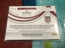 14/49 ティムハワード PANINI IMMACULATE COLLECTION SOCCER THE STANDARD UNITED STATES TIM HOWARD アメリカ代表 メモラビリア_画像2