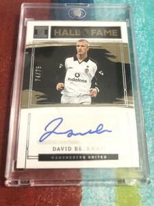 74/75 デビッドベッカム PANINI IMPECCABLE SOCCER HALL OF FAME MANCHESTER UNITED DAVID BECKHAM 直筆サイン マンチェスターユナイテッド