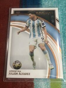 52/75 フリアンアルバレス PANINI IMMACULATE COLLECTION SOCCER ARGENTINA JULIAN ALVAREZ アルゼンチン代表