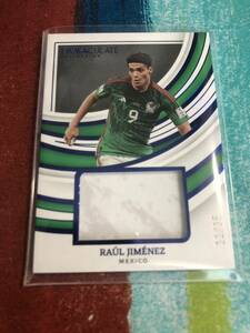 22/25 ラウールヒメネス PANINI IMMACULATE COLLECTION SOCCER MEXICO RAUL JIMENEZ メキシコ代表 メモラビリア