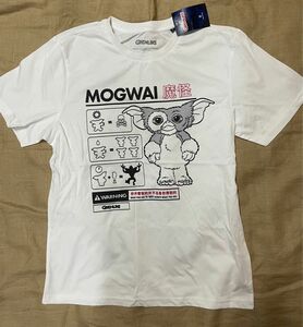 【新品 未使用 輸入品】グレムリン モグアイ Tシャツ サイズM ホワイト