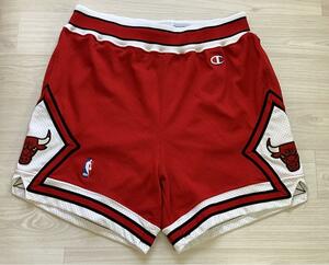  rare goods 90s NBA BULLS Chicago *bruzChampion Champion authentic ba Span shorts uniform that time thing embroidery Jordan 