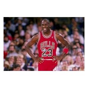 希少！ NBA BULLS マイケル・ジョーダン JORDAN #23 シカゴ・ブルズ Champion チャンピオン ヴィンテージ ユニフォームの画像4