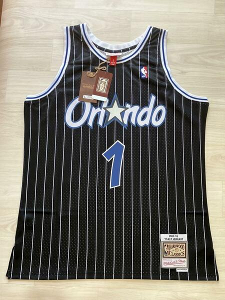 激レア！ NBA MAGIC McGRADY #1 T-MAC トレイシー・マグレディ Mitchell&Ness ミッチェルアンドネス スウィングマン ユニフォーム 刺繍